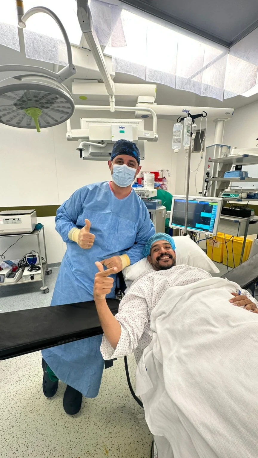 post orthopedic surgery recovery with Dr. Ahmad Azmy