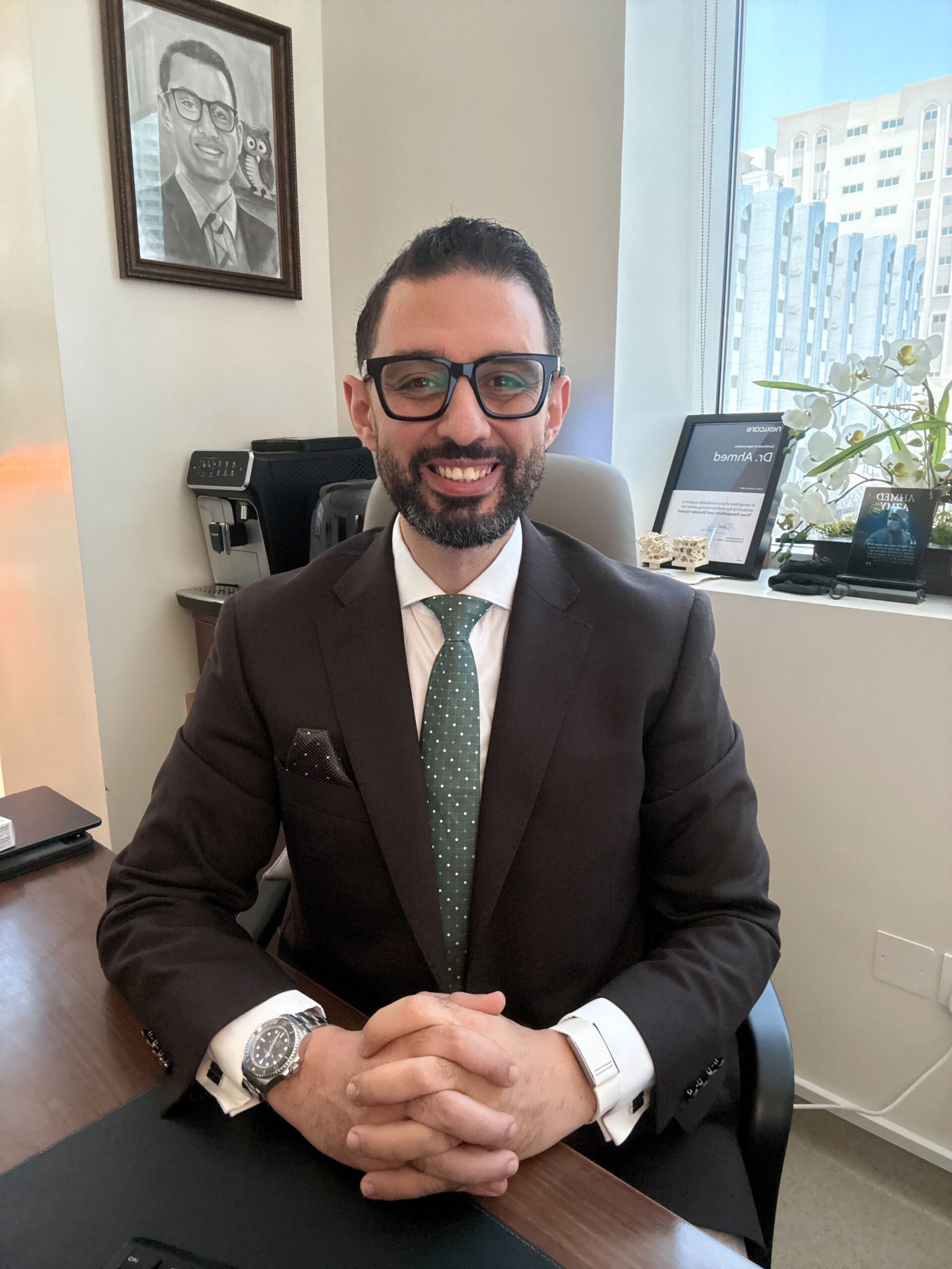 Dr. Ahmed Azmy, orthopaedic and sports injury specialist in Sharjah