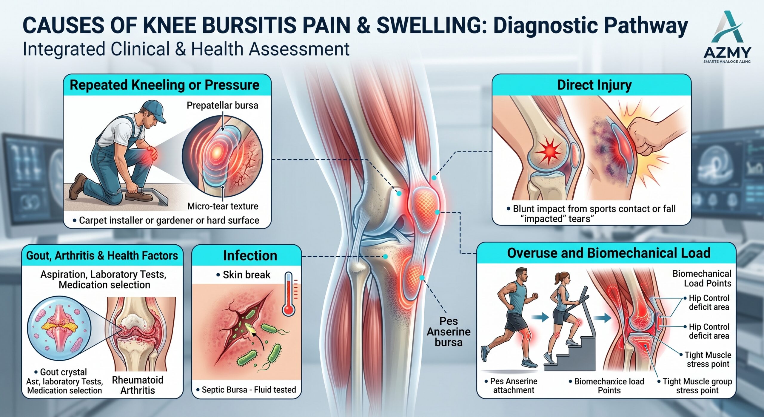 What Causes Bursitis Knee Pain and Swelling