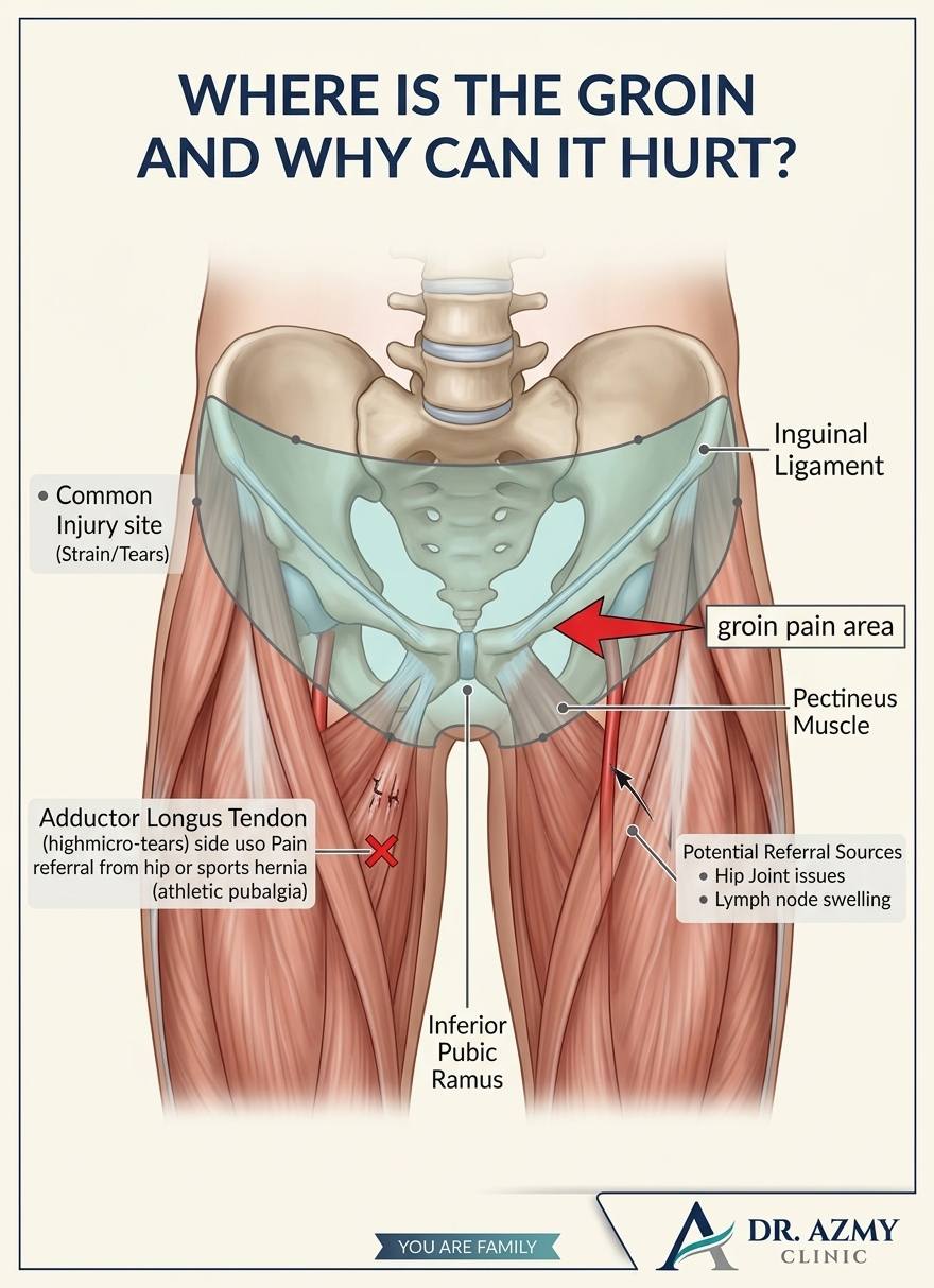 Groin Pain in Athletes: Causes, Diagnosis and Treatment Where Is the Groin and Why Can It Hurt?